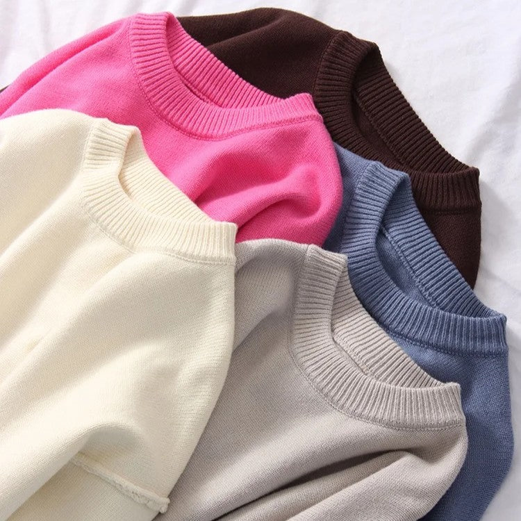 Beige Cozy Winter Pullover