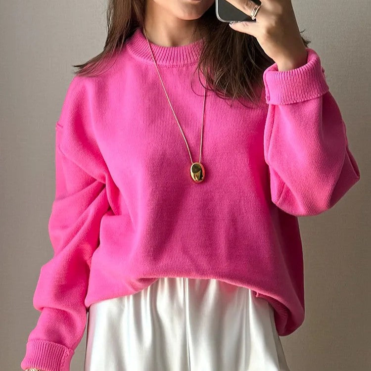 Beige Cozy Winter Pullover