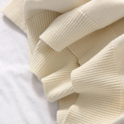 Beige Cozy Winter Pullover